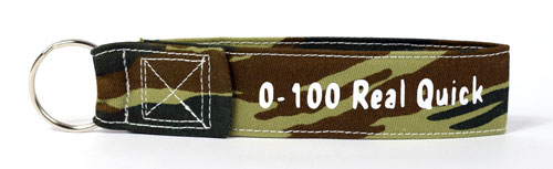 0-100 Real Quick Wristlet Key Fob Fabric Keychain Cloth KeyFob Army Pattern
